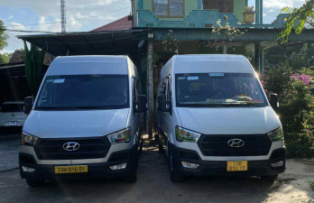 Cho thuê xe 16 chỗ Đồng Hới đi Động Thiên Đường đời mới, giá rẻ